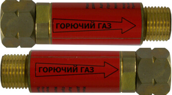 Клапан огнепреградительный газовый КОГ М16х1,5 LH